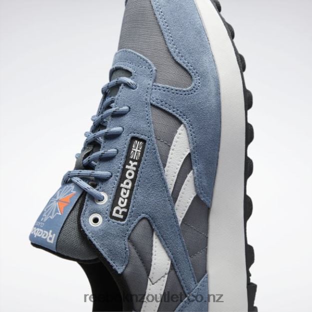 Cold Grey 6/Blue Slate/Core Black 2B462639 Classic Leather Shoes Reebok