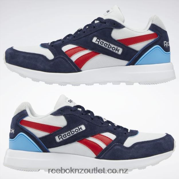 Cold Grey/Vector Navy/Radiant Aqua 2B4626336 GL 1000 Shoes Reebok