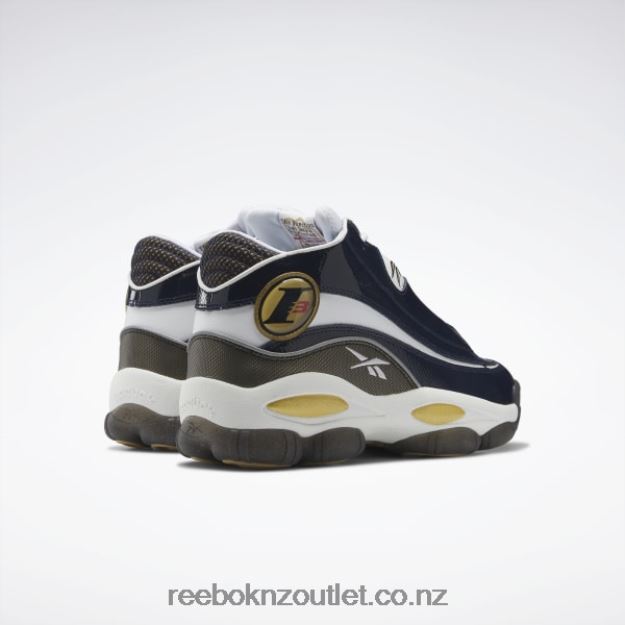 Collegiate Navy/Ftwr White/Rbk Brass 2B4626571 The Answer DMX Basketball Shoes Reebok