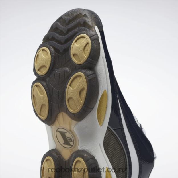 Collegiate Navy/Ftwr White/Rbk Brass 2B4626571 The Answer DMX Basketball Shoes Reebok