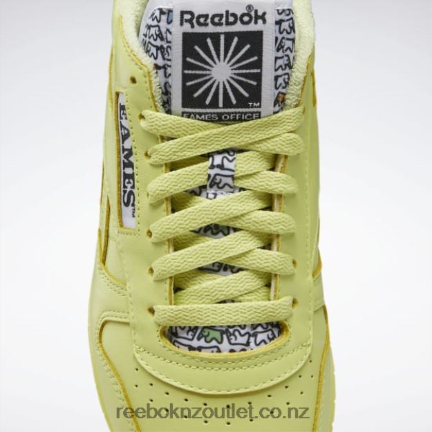 Cool Aloe/Core Black 2B4626544 Eames Classic Leather Shoes Reebok