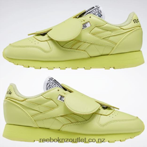 Cool Aloe/Core Black 2B4626544 Eames Classic Leather Shoes Reebok