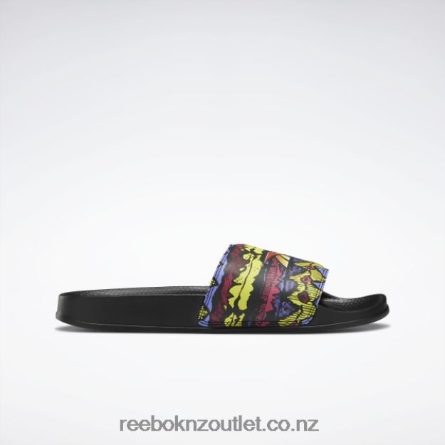 Core Black 2B4626432 Street Fighter Classic Slides Reebok