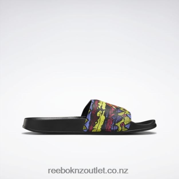 Core Black 2B4626432 Street Fighter Classic Slides Reebok