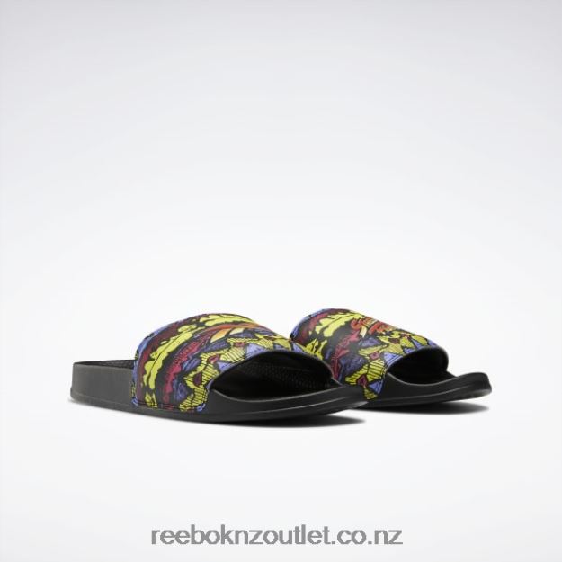 Core Black 2B4626432 Street Fighter Classic Slides Reebok