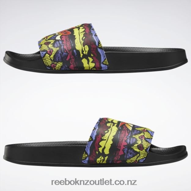 Core Black 2B4626432 Street Fighter Classic Slides Reebok