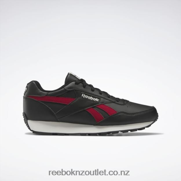 Core Black/Chalk/Flash Red 2B4626251 Rewind Run Shoes Reebok