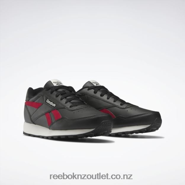 Core Black/Chalk/Flash Red 2B4626251 Rewind Run Shoes Reebok
