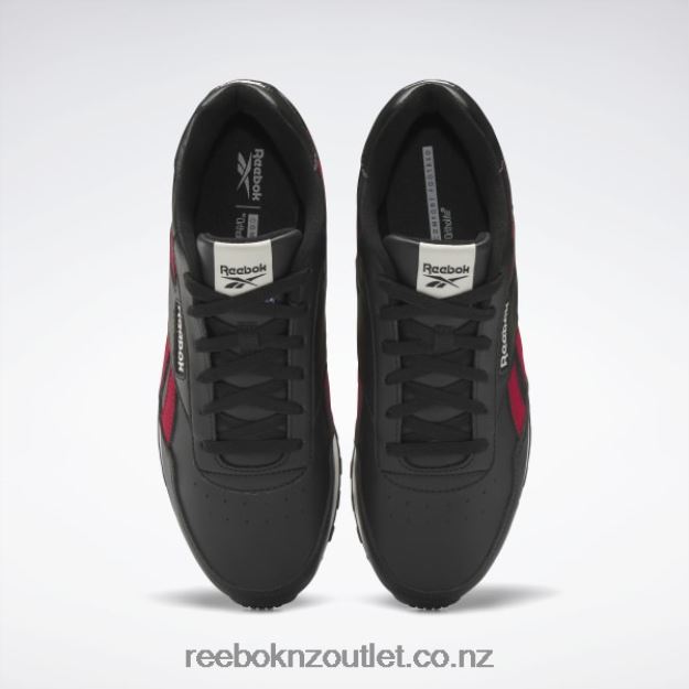 Core Black/Chalk/Flash Red 2B4626251 Rewind Run Shoes Reebok