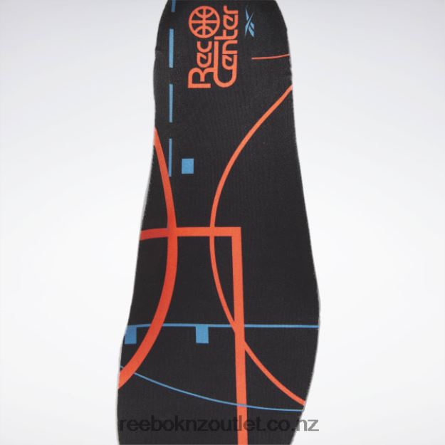 Core Black/Chalk/Orange Flare 2B46266 Pump Omni Zone II Basketball Shoes Reebok