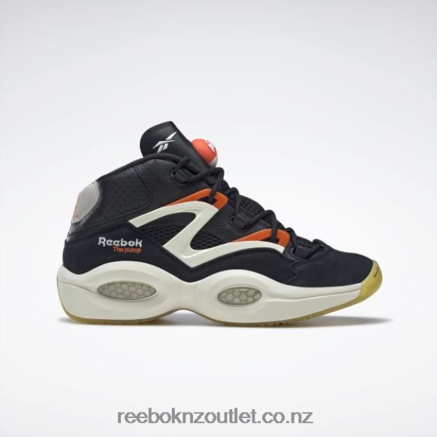 Core Black/Classic White/Chalk 2B462691 Question Pump Basketball Shoes Reebok