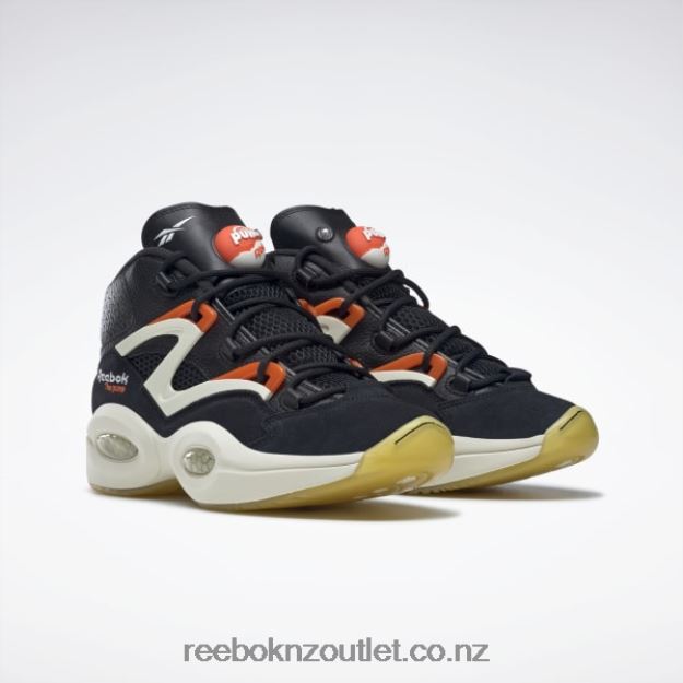 Core Black/Classic White/Chalk 2B462691 Question Pump Basketball Shoes Reebok