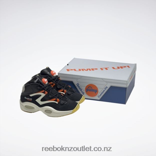 Core Black/Classic White/Chalk 2B462691 Question Pump Basketball Shoes Reebok