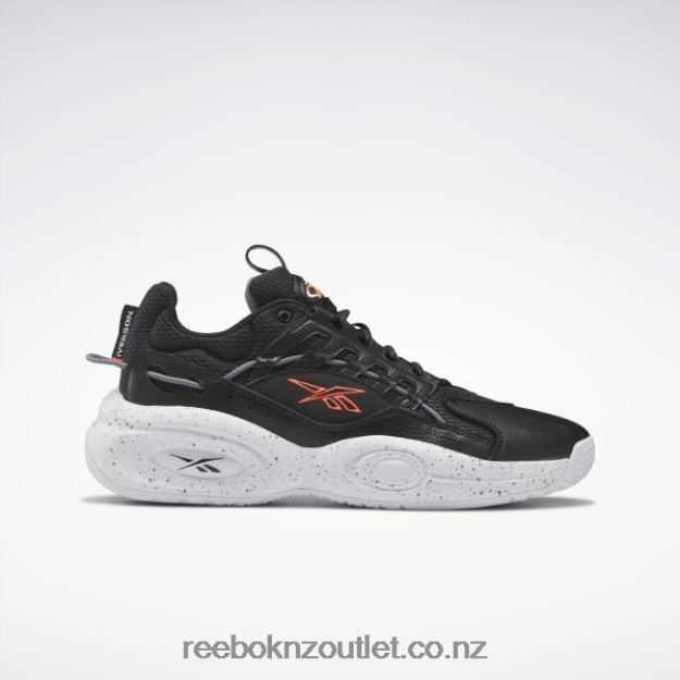 Core Black/Ftwr White/Orange Flare