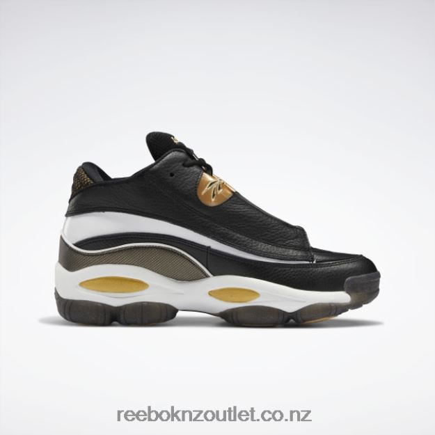 Core Black/Ftwr White/Rbk Brass 2B462656 The Answer DMX Basketball Shoes Reebok