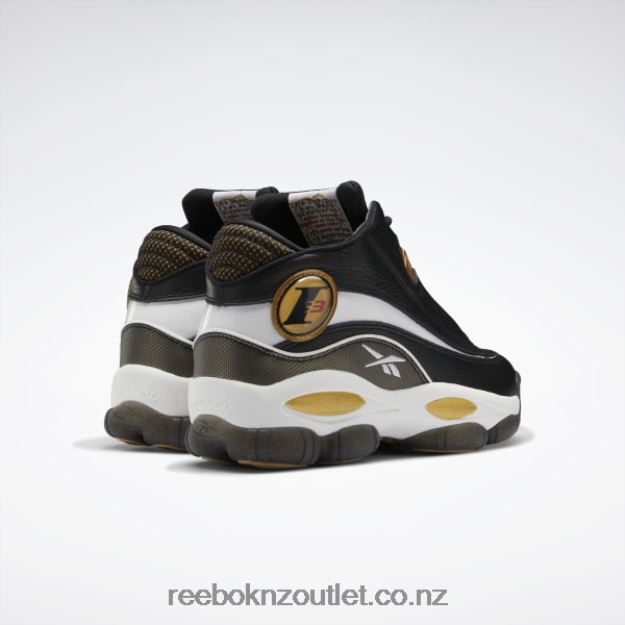 Core Black/Ftwr White/Rbk Brass 2B462656 The Answer DMX Basketball Shoes Reebok