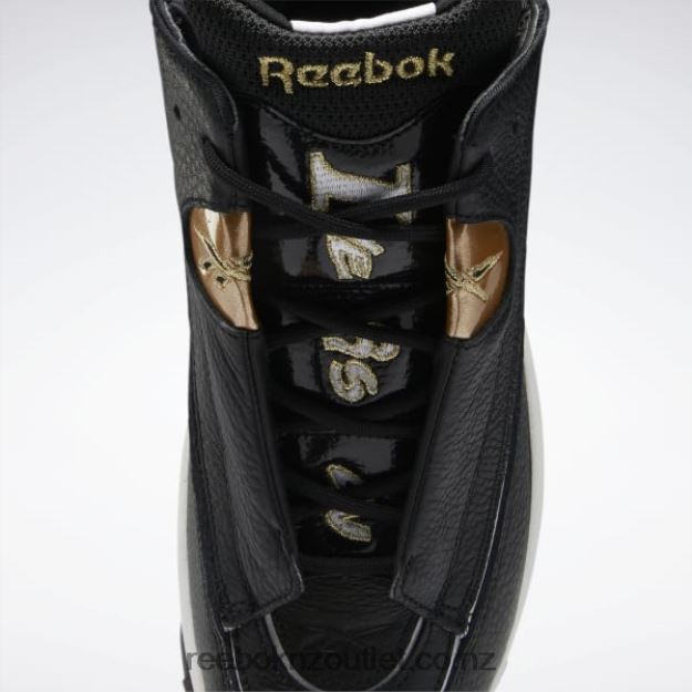 Core Black/Ftwr White/Rbk Brass 2B462656 The Answer DMX Basketball Shoes Reebok