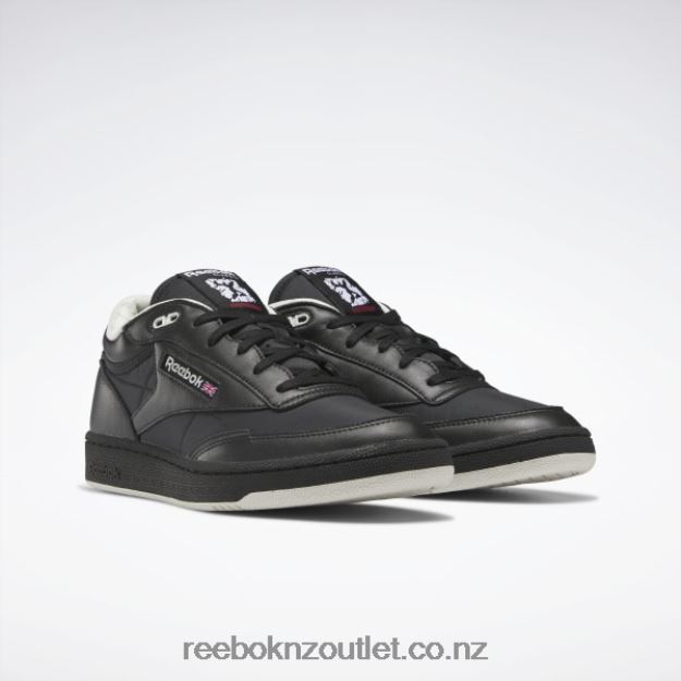 Core Black/Morning Fog 2B4626435 Club C 85 Mid II Shoes Reebok