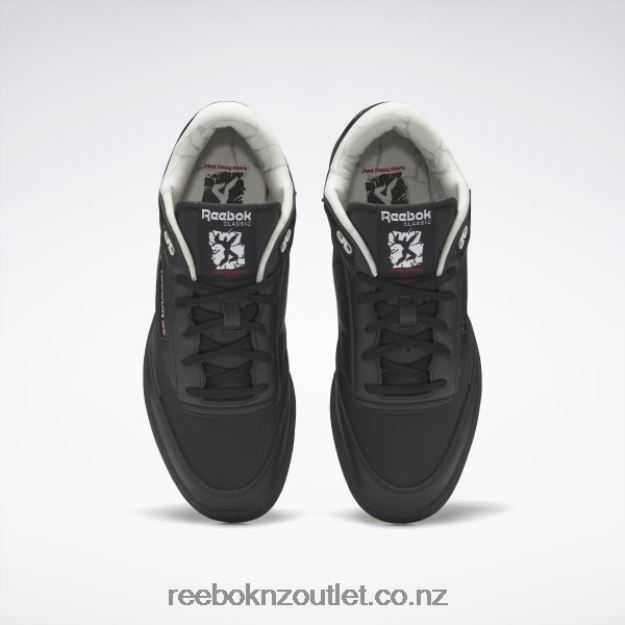 Core Black/Morning Fog 2B4626435 Club C 85 Mid II Shoes Reebok