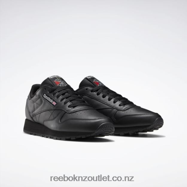 Core Black/Pure Grey 5 2B462637 Classic Leather Shoes Reebok