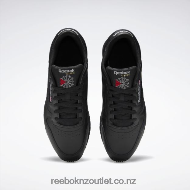 Core Black/Pure Grey 5 2B462637 Classic Leather Shoes Reebok