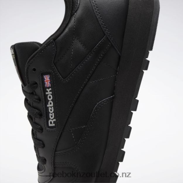 Core Black/Pure Grey 5 2B462637 Classic Leather Shoes Reebok