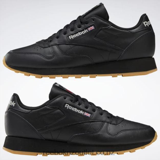 Core Black/Pure Grey 5/Reebok Rubber Gum-03 2B462678 Classic Leather Shoes Reebok