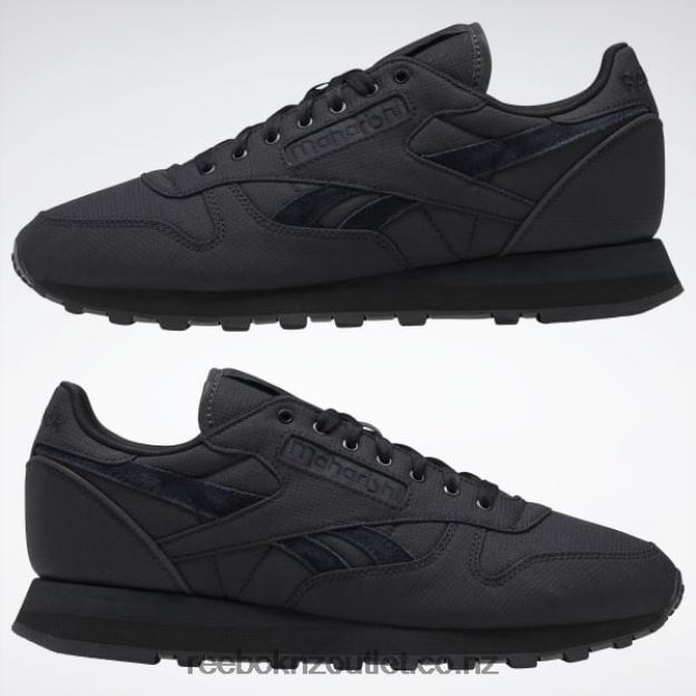 Core Black/Pure Grey 8 2B4626356 Maharishi Classic Leather Rip Stop Shoes Reebok