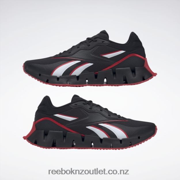 Core Black/Vector Red/Vector Blue 2B4626199 Zig Dynamica 4 Shoes Reebok