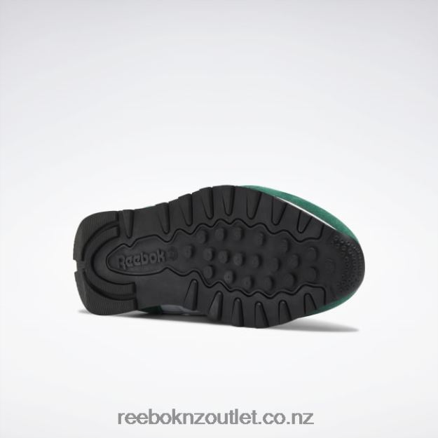 Dark Green/Ftwr White/Classic Cobalt 2B462631 Classic Leather Make It Yours Shoes Reebok
