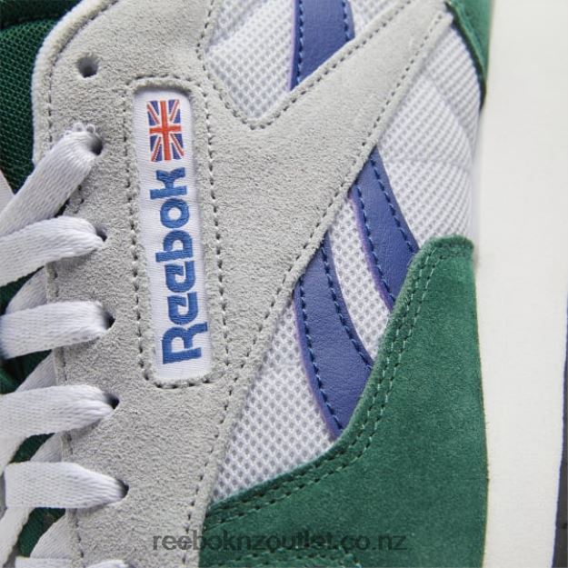 Dark Green/Ftwr White/Classic Cobalt 2B462631 Classic Leather Make It Yours Shoes Reebok