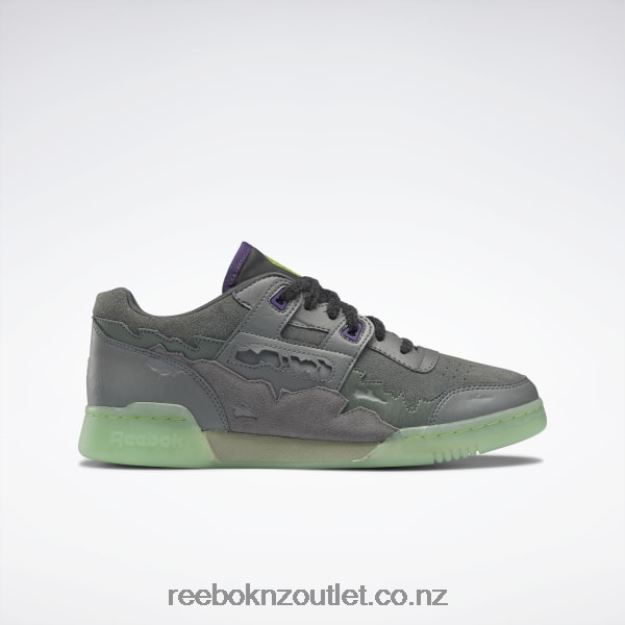 Essential Grey/Coal/Free Green 2B4626182 DC Workout Plus Men's Shoes Reebok