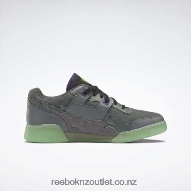 Essential Grey/Coal/Free Green 2B4626182 DC Workout Plus Men\'s Shoes Reebok