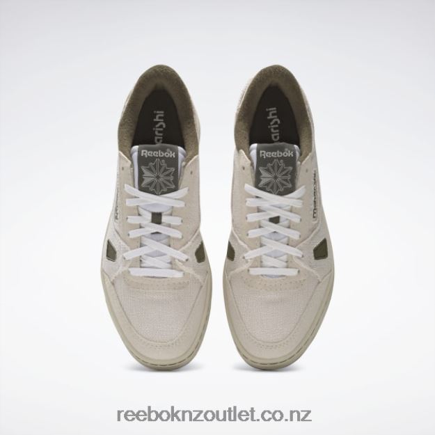 Ftwr White/Alabaster/Army Green 2B4626964 Maharishi LT Court Shoes Reebok