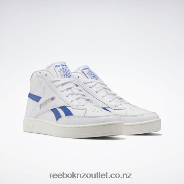 Ftwr White/Chalk/Vector Blue 2B4626378 Club C 85 Form Hi Shoes Reebok