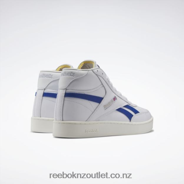 Ftwr White/Chalk/Vector Blue 2B4626378 Club C 85 Form Hi Shoes Reebok
