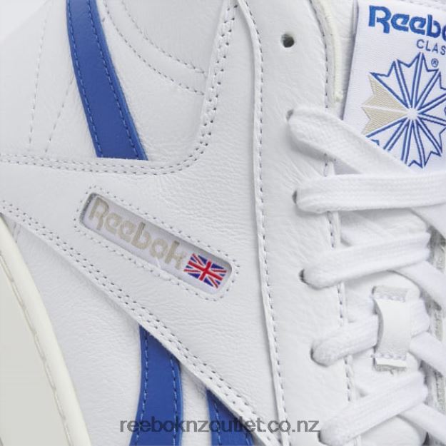 Ftwr White/Chalk/Vector Blue 2B4626378 Club C 85 Form Hi Shoes Reebok
