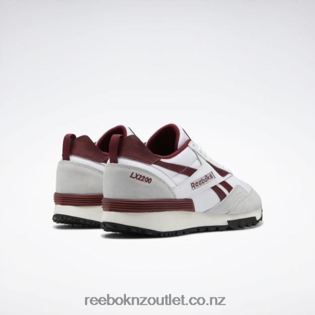 Ftwr White/Classic Burgundy/Pure Grey 2 2B462699 LX2200 Shoes Reebok
