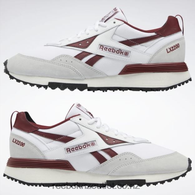 Ftwr White/Classic Burgundy/Pure Grey 2 2B462699 LX2200 Shoes Reebok