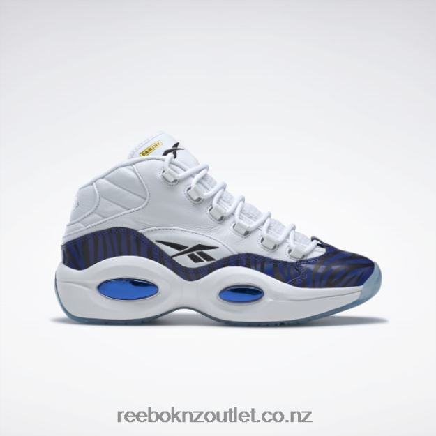 Ftwr White/Classic Cobalt/Core Black 2B462648 Panini Question Mid Basketball Shoes Reebok