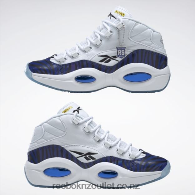 Ftwr White/Classic Cobalt/Core Black 2B462648 Panini Question Mid Basketball Shoes Reebok