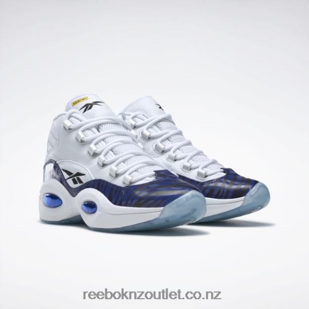 Ftwr White/Classic Cobalt/Core Black 2B462648 Panini Question Mid Basketball Shoes Reebok