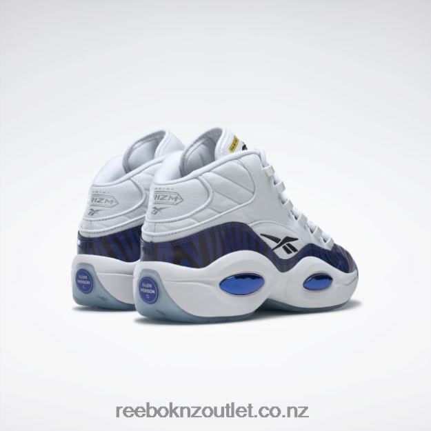 Ftwr White/Classic Cobalt/Core Black 2B462648 Panini Question Mid Basketball Shoes Reebok