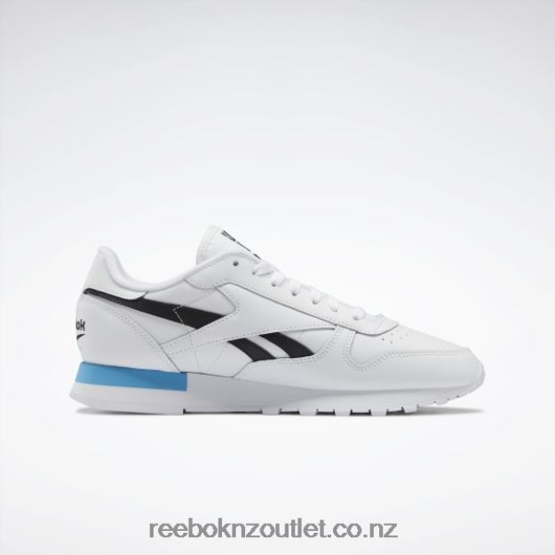 Ftwr White/Core Black/Radiant Aqua 2B4626684 Classic Leather Shoes Reebok