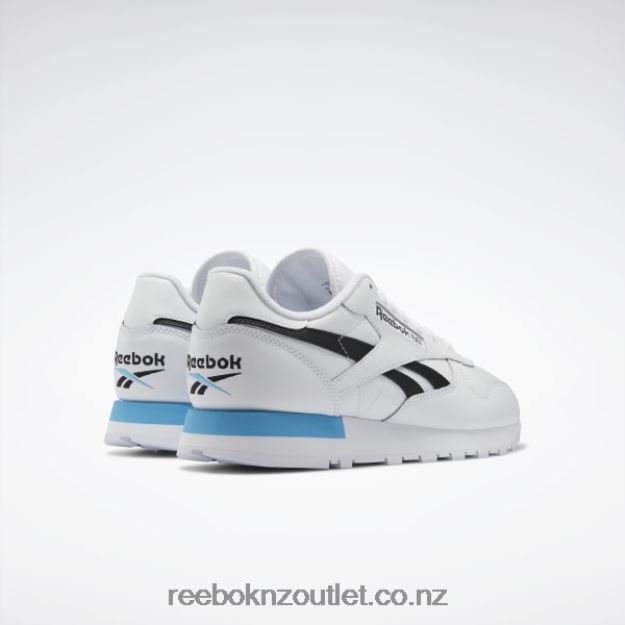 Ftwr White/Core Black/Radiant Aqua 2B4626684 Classic Leather Shoes Reebok