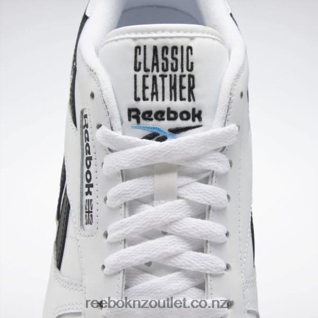 Ftwr White/Core Black/Radiant Aqua 2B4626684 Classic Leather Shoes Reebok