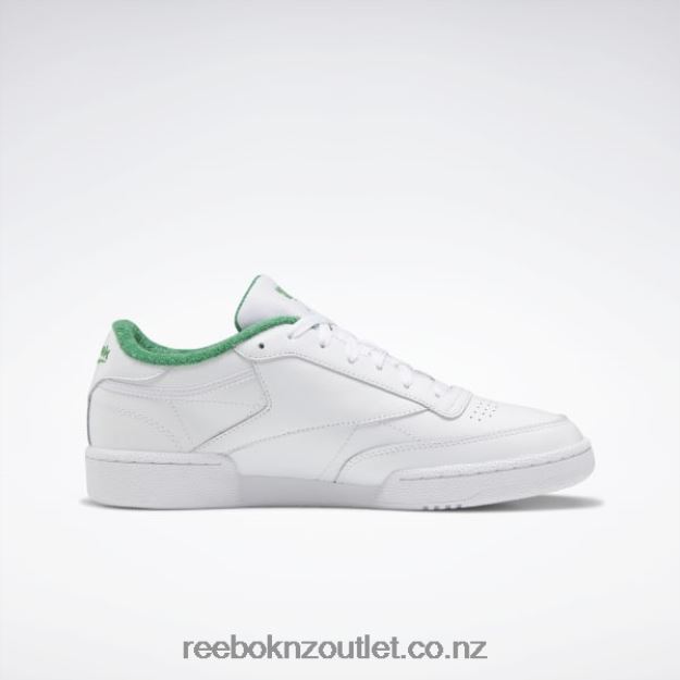 Ftwr White/Glen Green/Solar Acid Yellow 2B4626784 Club C 85 Shoes Reebok