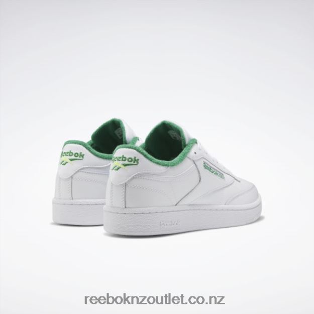 Ftwr White/Glen Green/Solar Acid Yellow 2B4626784 Club C 85 Shoes Reebok