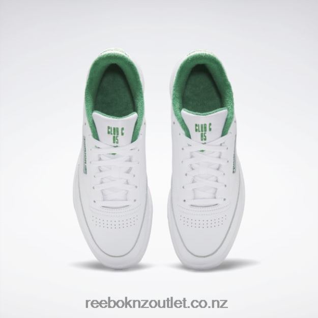 Ftwr White/Glen Green/Solar Acid Yellow 2B4626784 Club C 85 Shoes Reebok