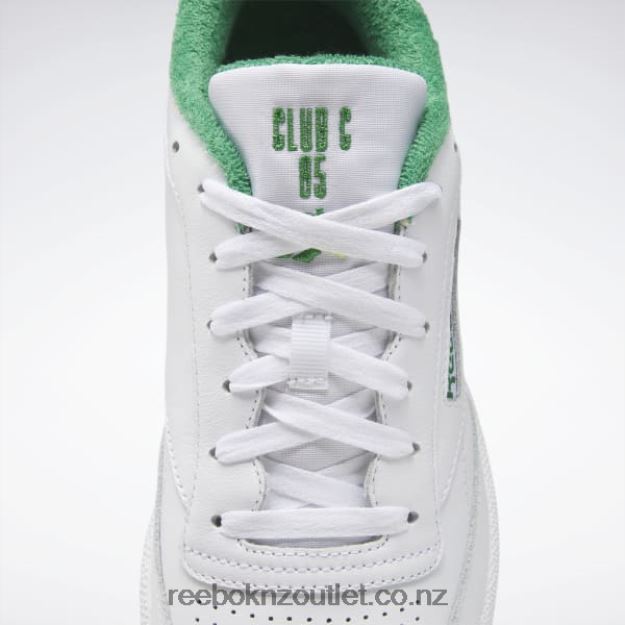 Ftwr White/Glen Green/Solar Acid Yellow 2B4626784 Club C 85 Shoes Reebok